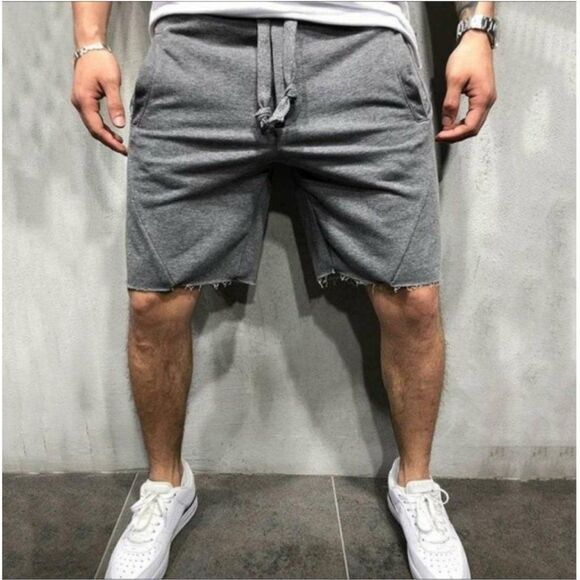 Top Spot Apparel Other - Men's Gray XL Gym Workout Jersey Knit Shorts